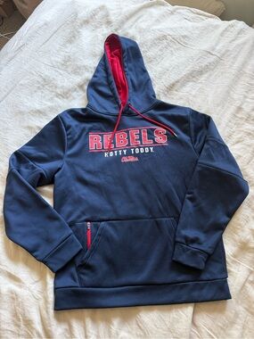 Men's Ole Miss Rebels Navy Pullover